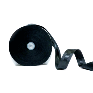 Black | Grosgrain-Satin-Grosgrain | 1 inch | 91 MTR
