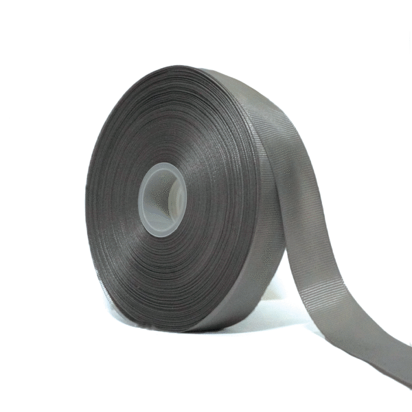 Dark Grey | Grosgrain Ribbon | 1" | 0.75" | 0.5" | 0.25"