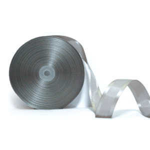 Grey | Satin - Grosgrain - Satin | 1 inch | 91 MTR