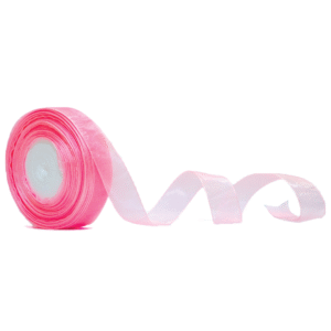 Pink | Organza Ribbon | 1 inch | 50 MTR