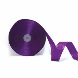 Purple | Satin - Grosgrain - Satin | 1 inch | 91 MTR