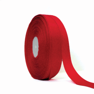 Red | Grosgrain Ribbon | 1" | 0.75" | 0.5" | 0.25"
