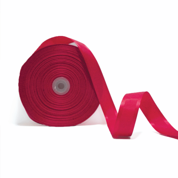 Red | Satin - Grosgrain - Satin | 1 inch | 91 MTR