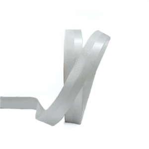 White | Satin-Grosgrain | 1 inch | 91 MTR