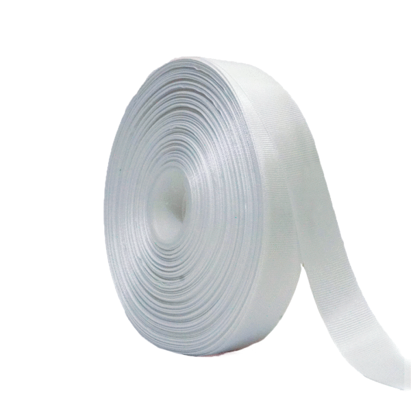 White | Grosgrain Ribbon | 1" | 0.75" | 0.5" | 0.25"